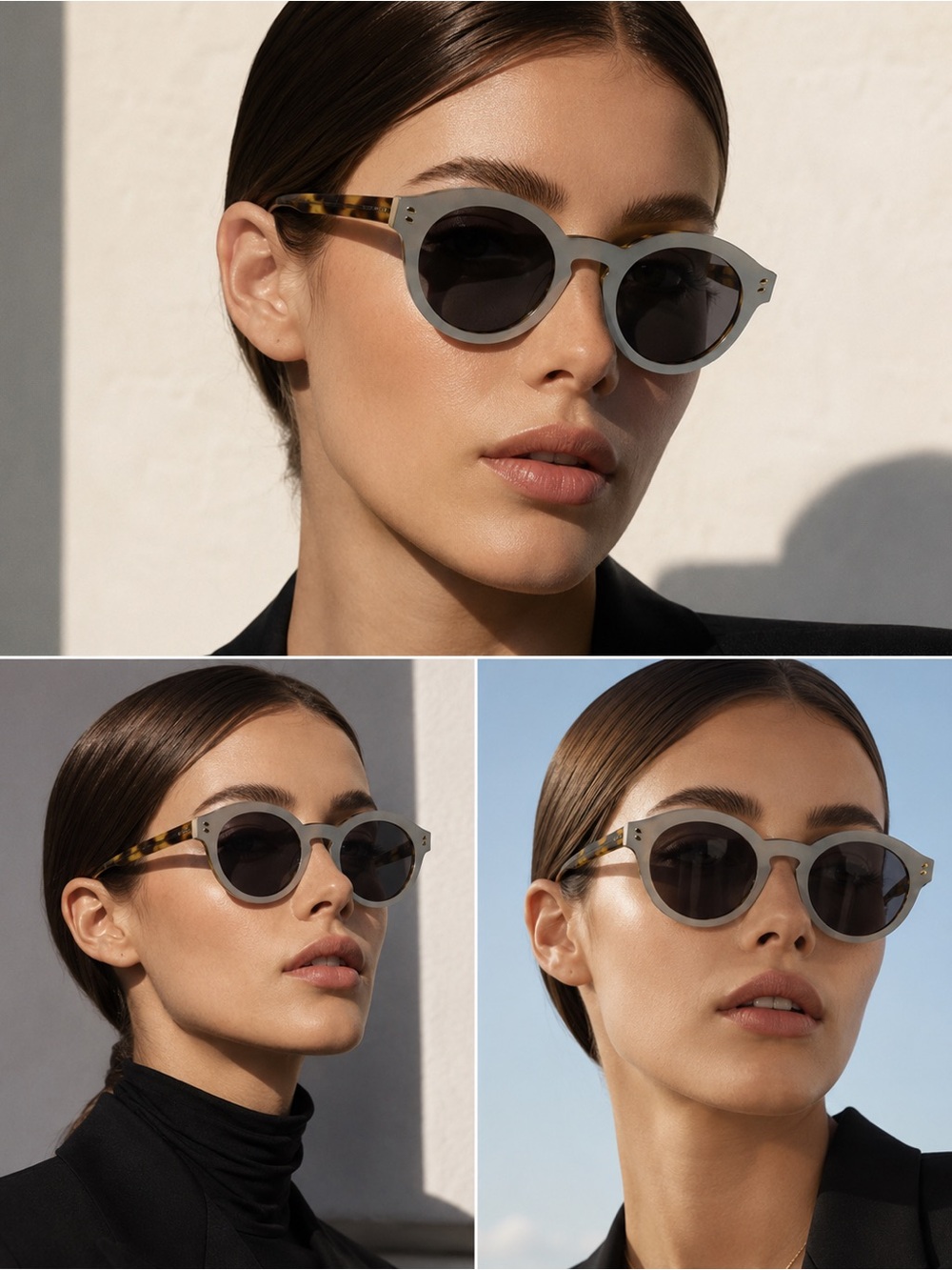 Stella McCartney Ruthenium Avana Silver Sunglasses Brand New